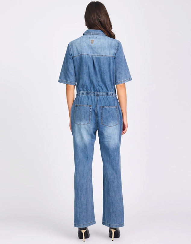 ONE TEASPOON - Veronica Denim Jumpsuit - Westland Blue