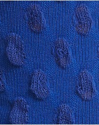High Heel Jungle - Waffle Combed Cotton Socks - Indigo