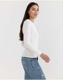 Mod Squad - Luxe Rib Panel Top
