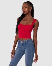 EDIKTED - Danica Cupped Tank Top