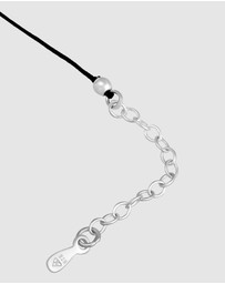 Elli Jewelry - Necklace Choker Drop Pendant With Crystal in 925 Sterling Silver