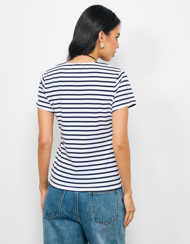 AERE - Stripe Cotton Baby Tee