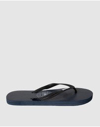 UNIT - UNIT Mens Stamp Flip Flops
