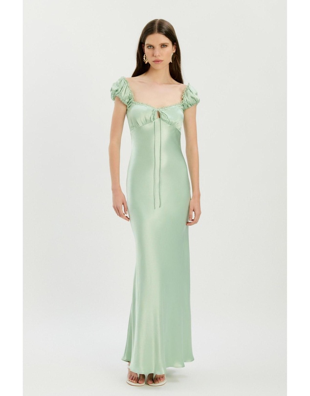 Bardot - Stasia Satin Maxi Slip Dress