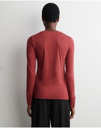 COS - Cotton-Jersey Long-Sleeved Top
