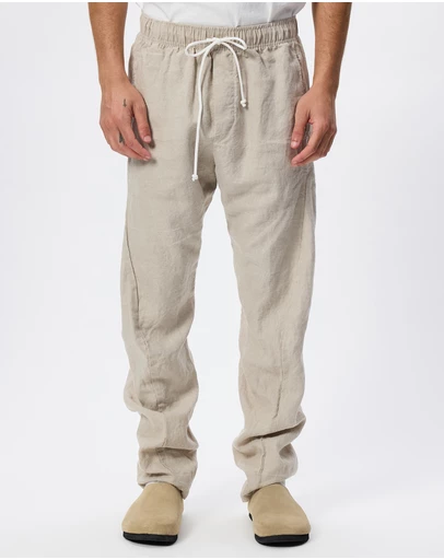 Surrounded By Ghosts - The Vanadium Linen Drawstring Pants