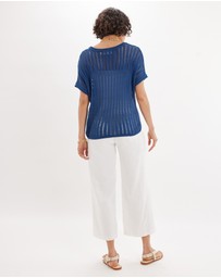 Amelius - Greta Short Sleeve Knit Top