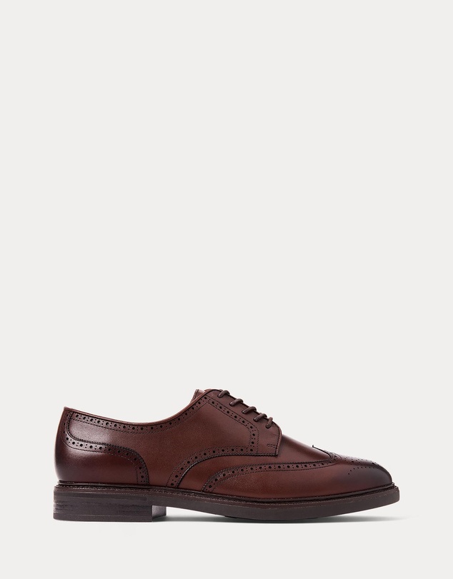 Polo Ralph Lauren - Asher Leather Wingtip Shoes - Men's