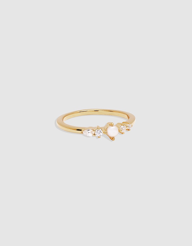 By Charlotte - Sea Foam Ring