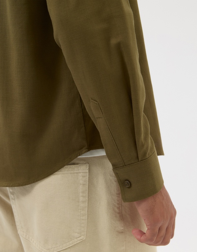 AERE - Textured Long Sleeve Shirt