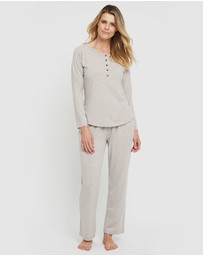 Bamboo Body - Long Sleeve Henley Top