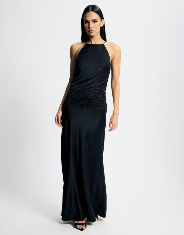 Lover - Amaryllis Beaded Waist Maxi Dress