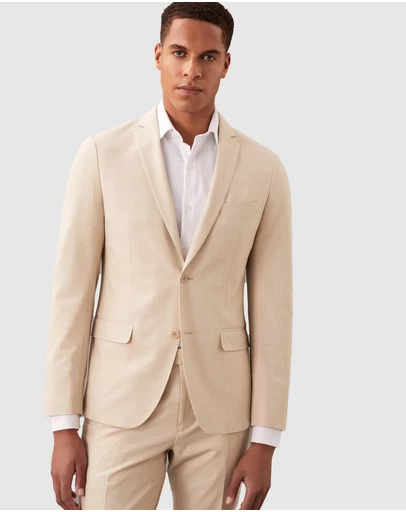 Calvin Klein - Sharkskin Performance Suit Jacket
