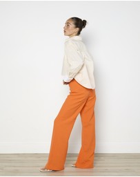 Cirkular - Pre-Loved - Courreges Pantalon in Orange