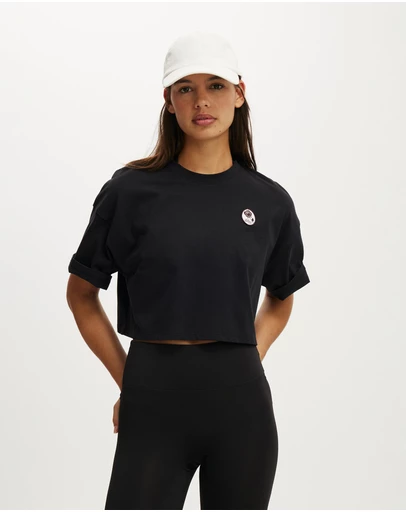 Cotton On Body Active - Active Cropped Graphic Tee