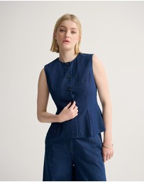 Oxford - Katie Denim Waistcoat