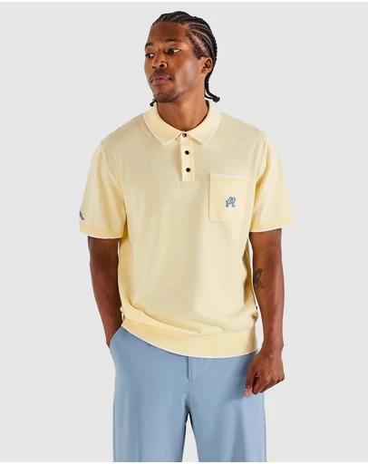 Malbon - Blue Jay Knit Polo
