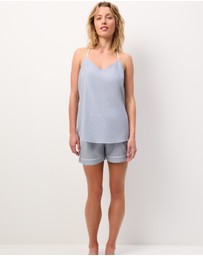 Wanderluxe Sleepwear - Blue Moon Camisole Boxer Set