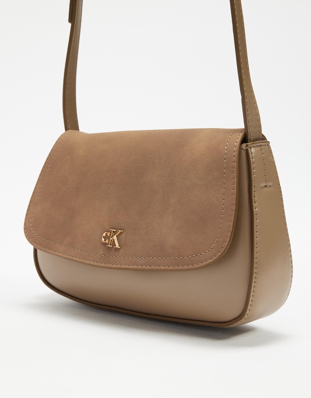 Calvin Klein - Brushed Flap Camera Bag