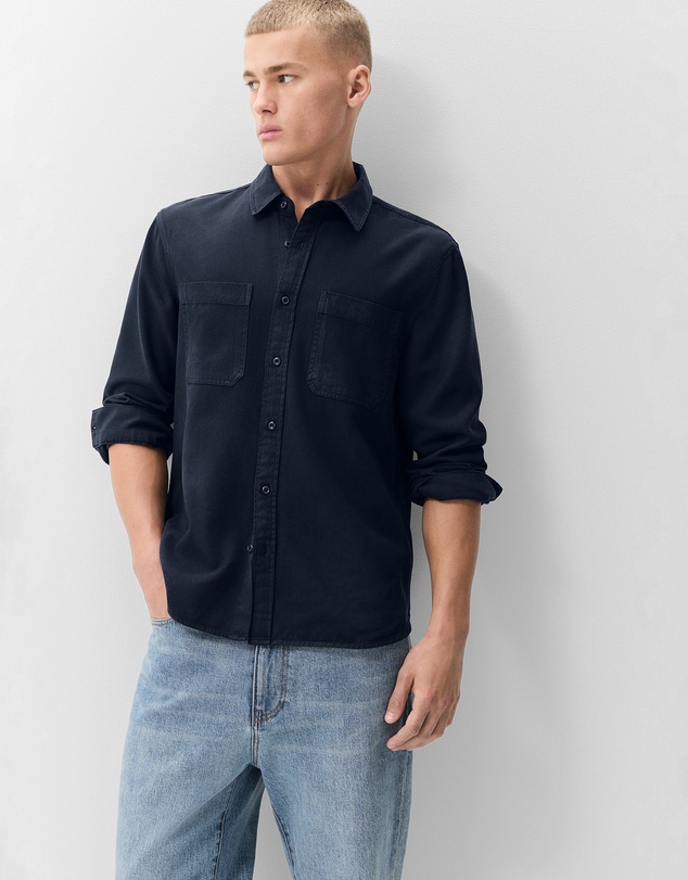 UNISON - Cotton Lyocell Relaxed Fit Shirt