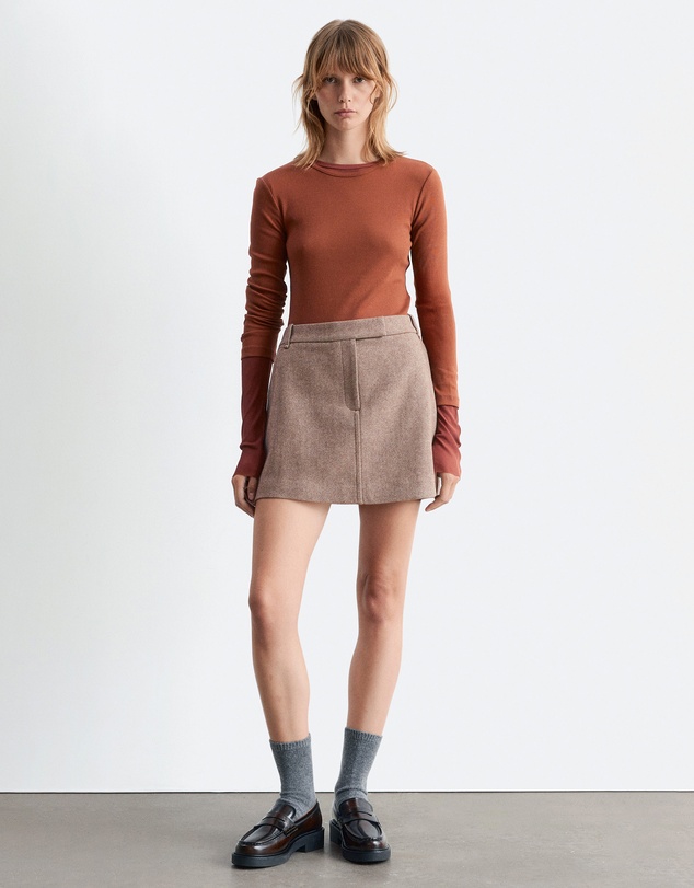 & Other Stories - Ribbed LS Top