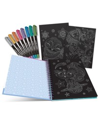 Nebulous Stars - Isador Black Pages Colouring Book