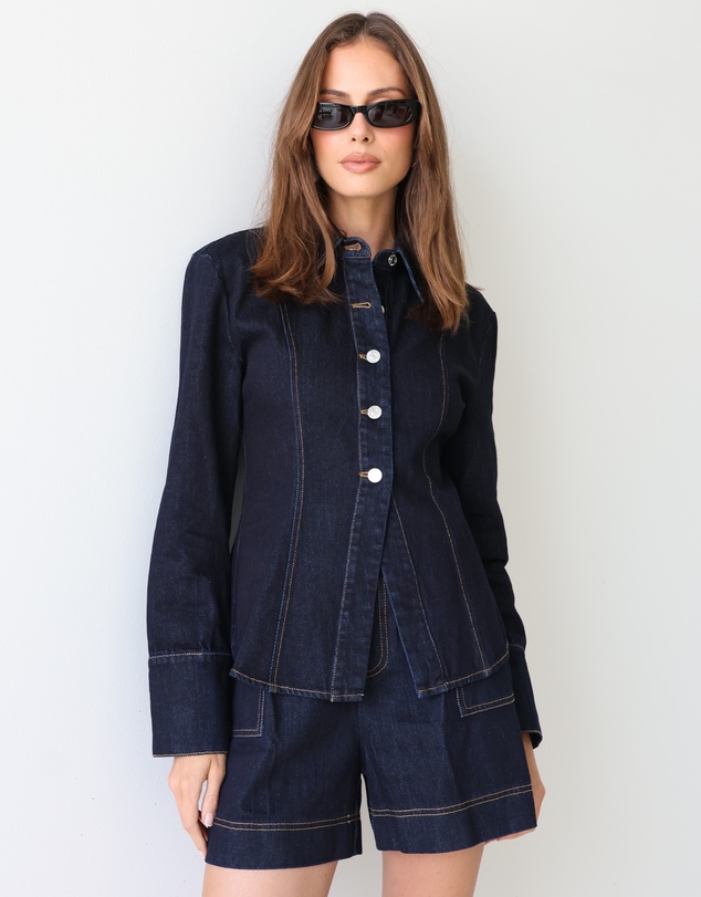 Madison The Label - Bec Denim Shirt