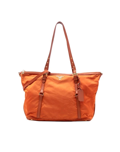 Pre-Loved by Azura Reborn - Pre-Loved Saffiano Trimmed Tessuto Satchel