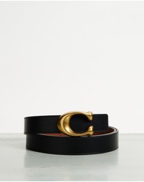 Coach - Signature Buckle Reversible Belt