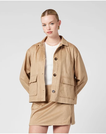 MVN - Faux Suede Jacket