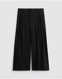 COS - Pleated Wool Relaxed-Fit Wide-Leg Trousers