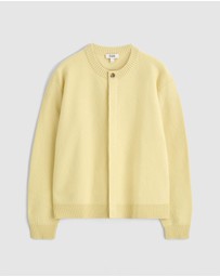 COS - Boiled-Wool Crew-Neck Cardigan