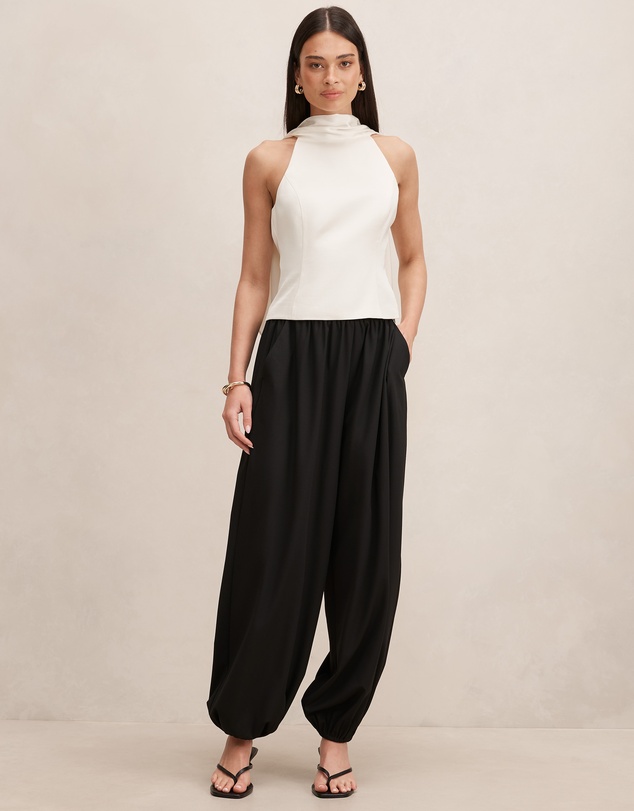 Forever New - Millie High Neck Cape Top