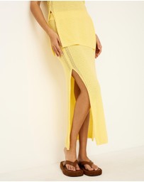Dazie - St Tropez Knit Midi Skirt