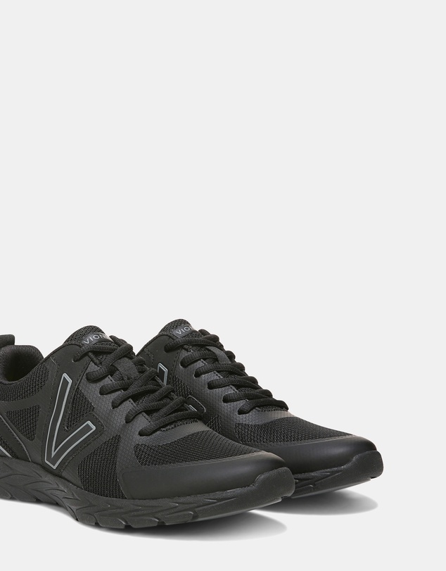 Vionic - Miles II Sneaker - Black/Charcoal