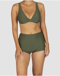 Baku Swimwear - Rococco High Waist Boyleg Bikini Bottom