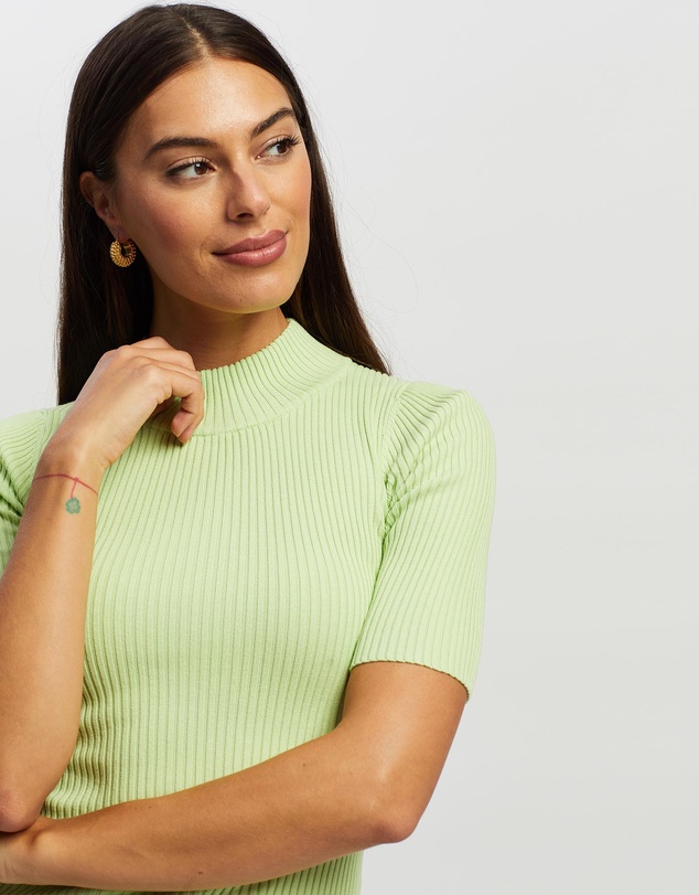 White By FTL - Gena Rib Top