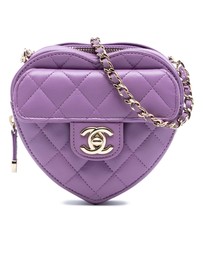 Pre-Loved by Azura Reborn - Pre-Loved Mini Lambskin CC in Love Heart Crossbody