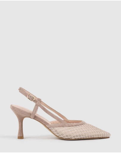 Edward Meller - DELILAH75 Mesh Slingback Pump
