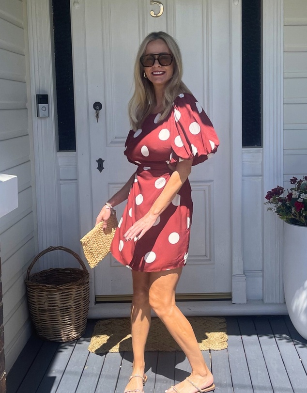 Esther & Co - Shahnaz Dress - Wine Spot