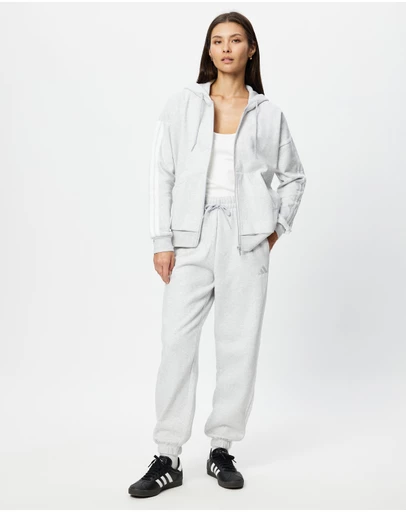 adidas Sportswear - Essentials 3-Stripes Fleece Loose-Fit Pants