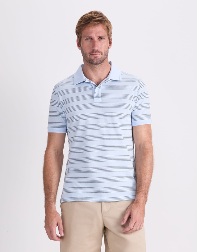 Sportscraft - Sc Stripe Pique Polo