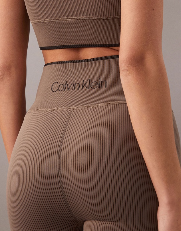Calvin Klein Sport - Modern Ribbed Sport Biker Shorts