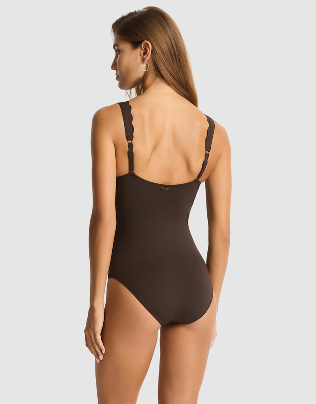 Sea Level Australia - Scalloped Longline Tri One Piece