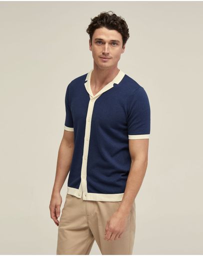 Navy/Ivory