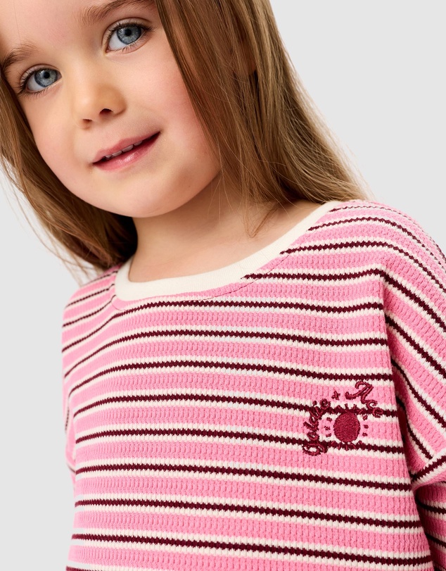 Goldie + Ace - Waffle Stripe T-Shirt - Babies-Kids