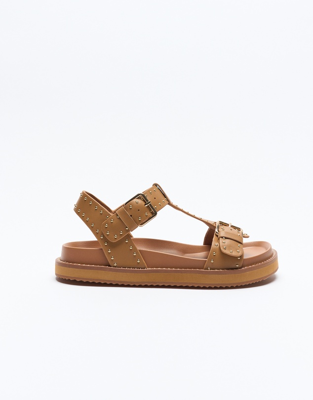 Walnut Melbourne - Paloma Leather Sandal