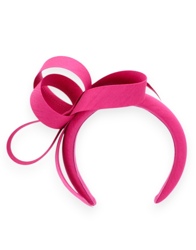 Morgan & Taylor - Mel Fascinator in Hot Pink