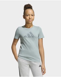 adidas Sportswear - Junior Girls Animal Print Graphic Tee