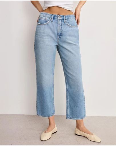 Good American - Good 90s Cropped Relaxed Jeans